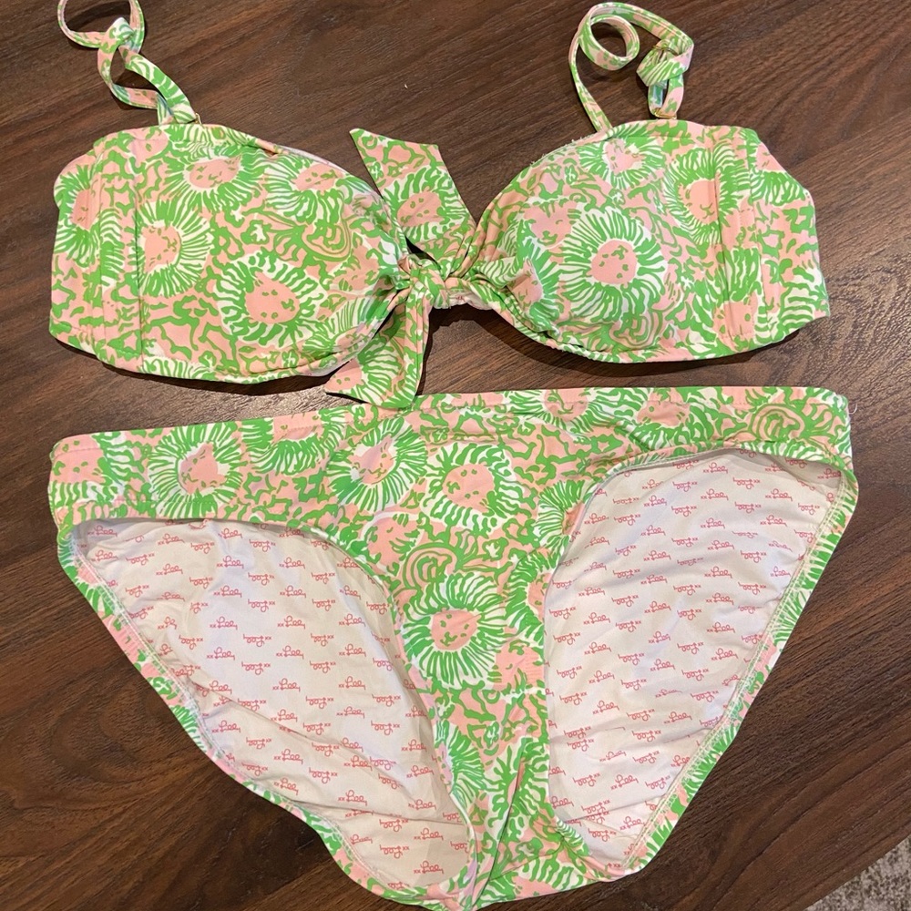 EUC Lilly Pulitzer sunnyside swimsuit M/L